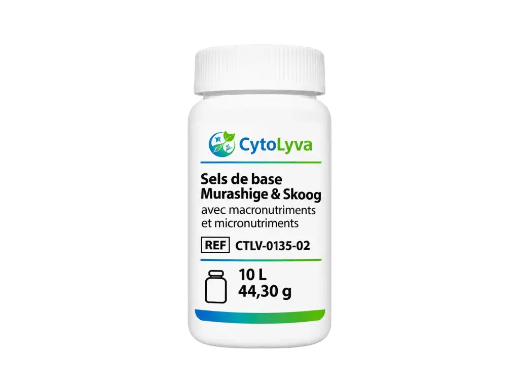 [CTLV-0135-02] Sels de base Murashige & Skoog avec macronutriments et micronutriments