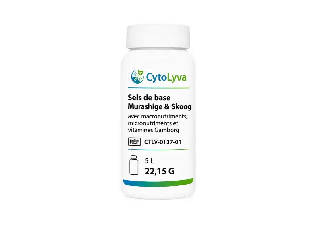 Murashige & Skoog Basal Salts With Macronutrients, Micronutrients and Gamborg's Vitamins