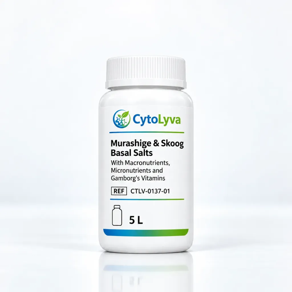 [CTLV-0137-01] Sels de base Murashige & Skoog avec macronutriments, micronutriments et vitamines Gamborg