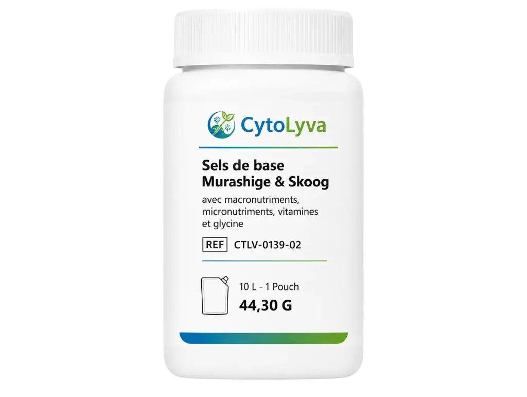 Murashige & Skoog Basal Salts With Macronutrients, Micronutrients, Vitamins and Glycine