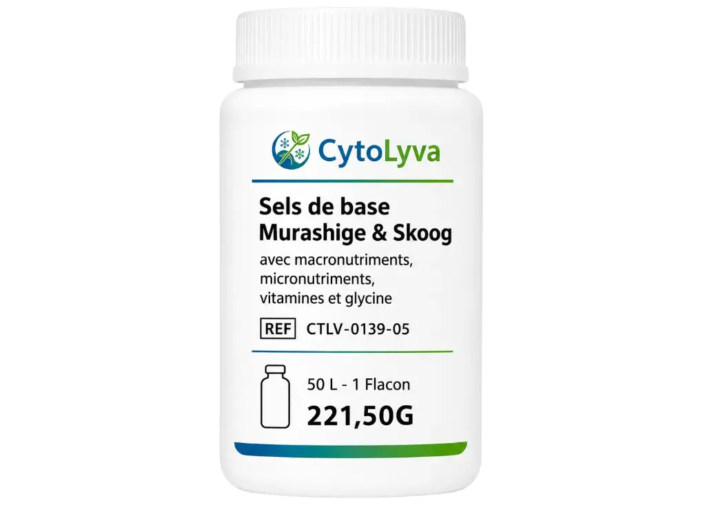 Murashige & Skoog Basal Salts With Macronutrients, Micronutrients, Vitamins and Glycine