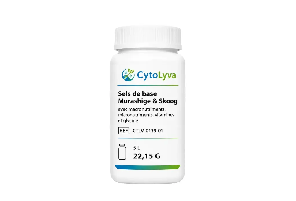 Murashige & Skoog Basale Zouten met Macronutriënten, Micronutriënten, Vitaminen en Glycine