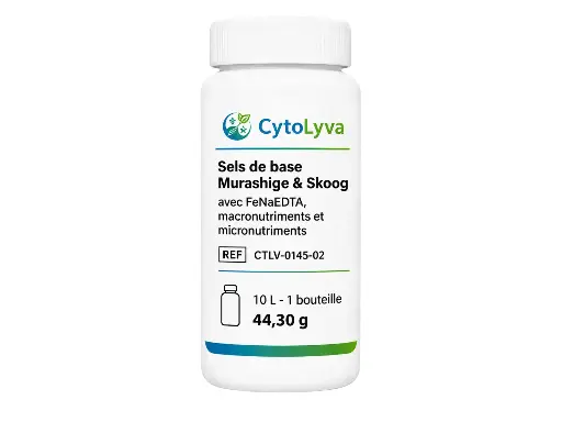 [CTLV-0145-02] Murashige & Skoog Basal Salts With FeNaEDTA, Macronutrients and Micronutrients