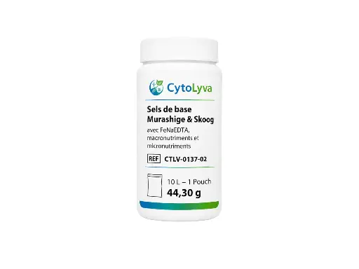 [CTLV-0145-01] Murashige & Skoog Basal Salts With FeNaEDTA, Macronutrients and Micronutrients