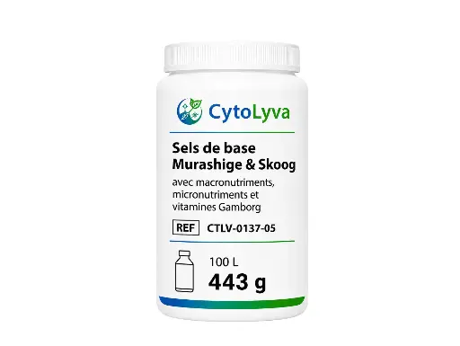 [CTLV-0137-05] Murashige & Skoog Basal Salts With Macronutrients, Micronutrients and Gamborg's Vitamins