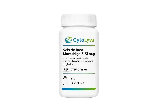 [CTLV-0139-01] Murashige & Skoog Basal Salts With Macronutrients, Micronutrients, Vitamins and Glycine